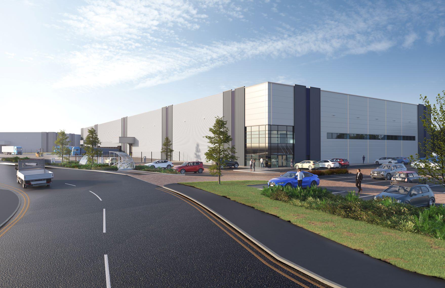 Two new units under development on  Kingsway Business Park